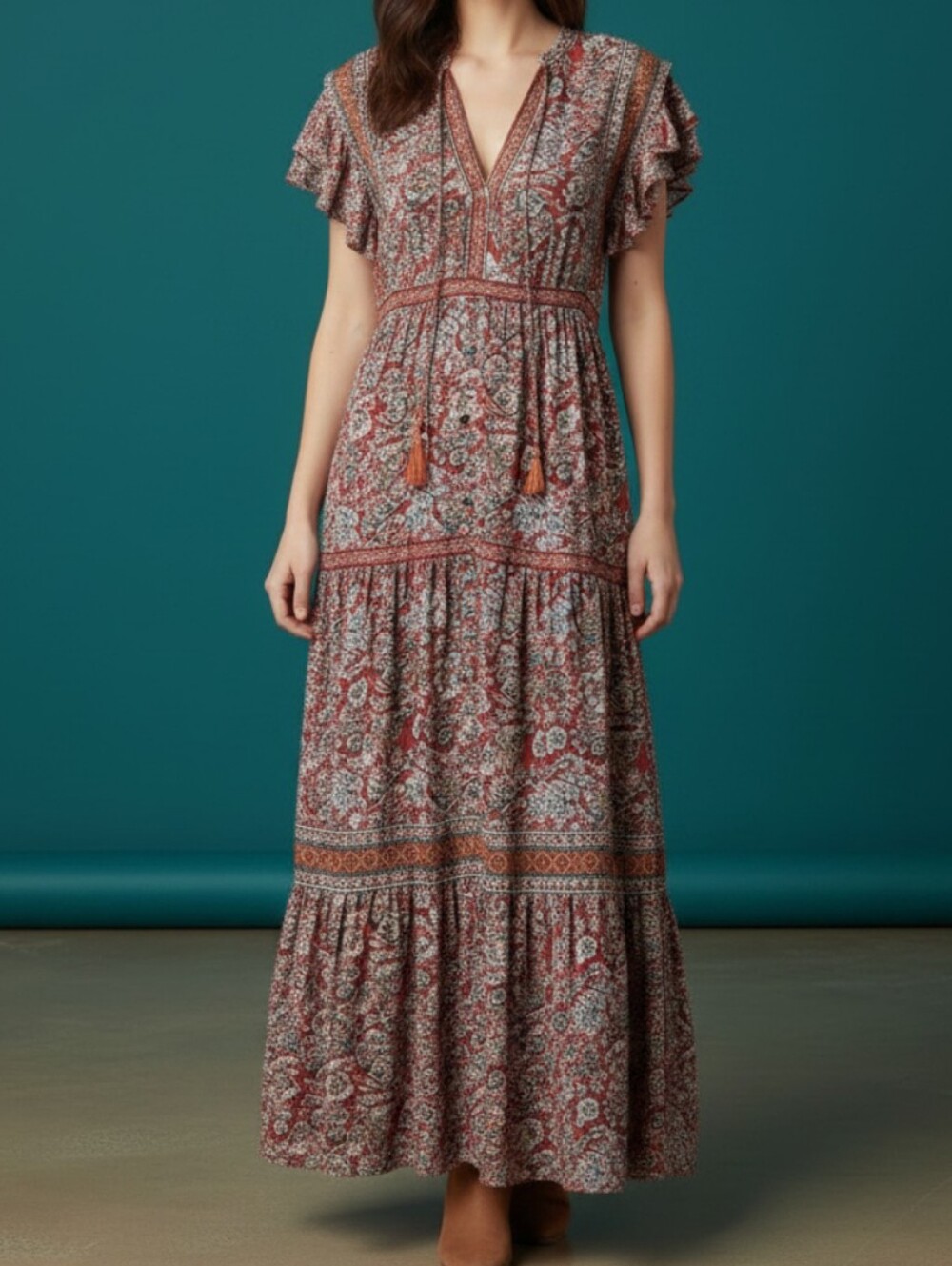 See And Be Seen Floral Maxi Dress